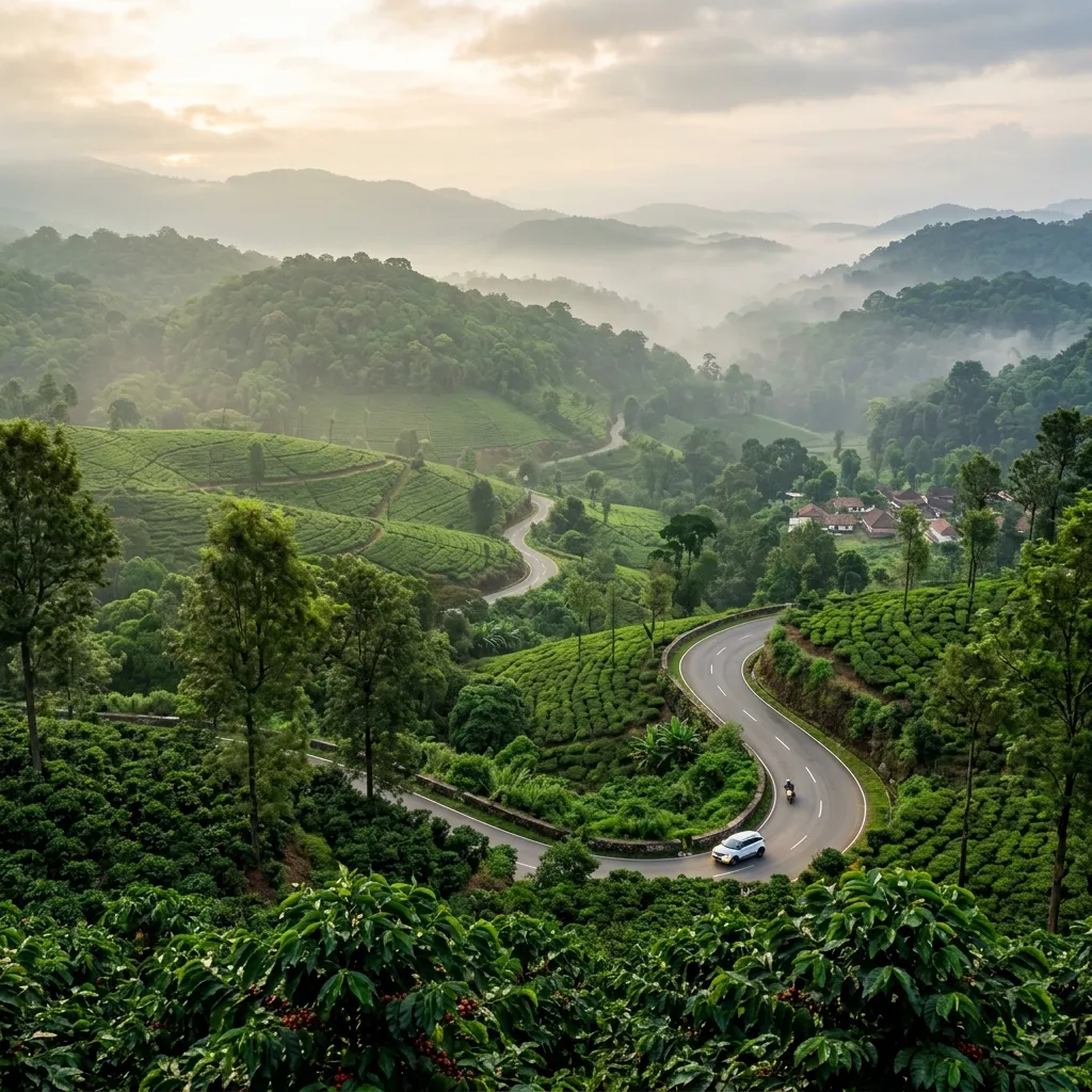 Scenic highway route travel guide